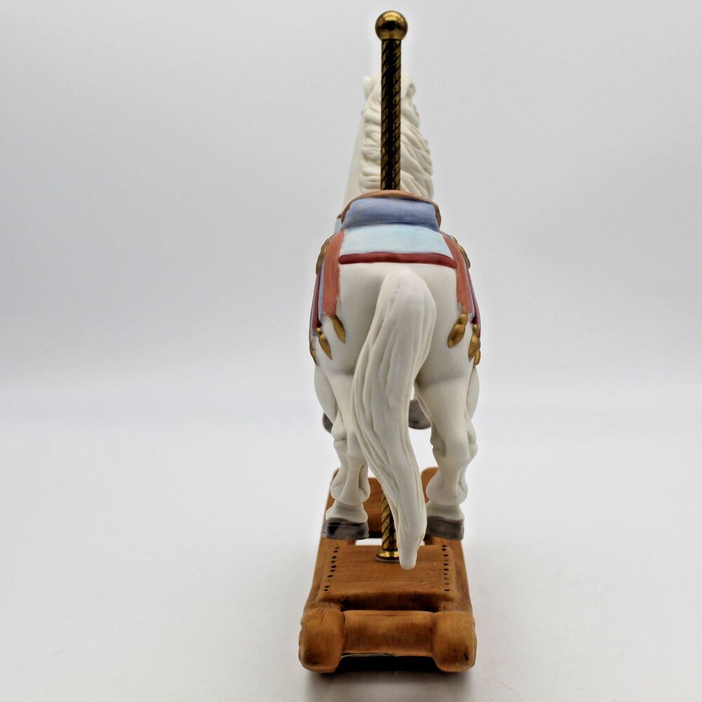 Vintage Homco Carousel Rocking Horse Figurine #1416 - Picture 4 of 10